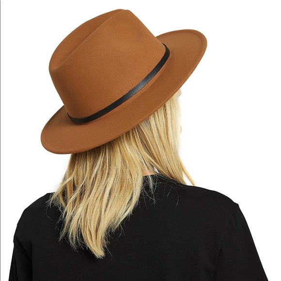 COPY - Flat brim Fedora Hat - Picture 9 of 9